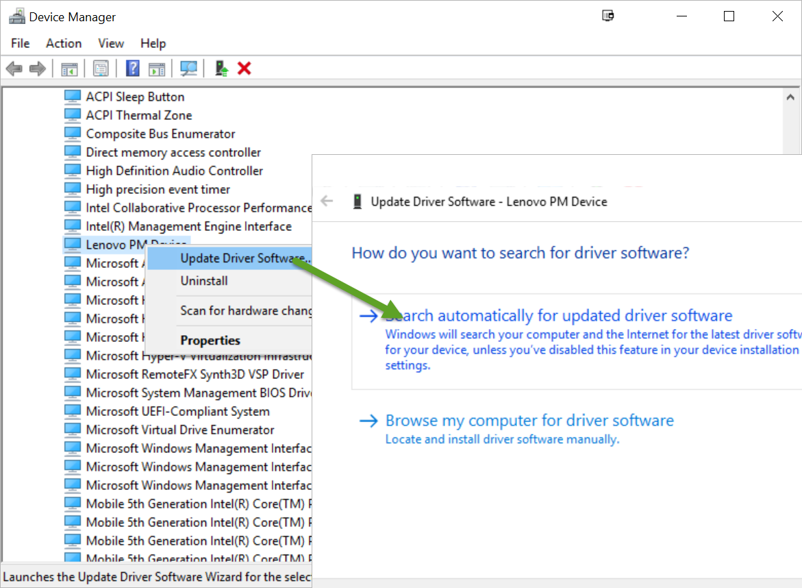 Let Windows recognize the printer: Allow Windows to detect and install the necessary drivers for the printer automatically.
Update drivers through Device Manager: If the above steps do not resolve the issue, manually update the printer driver through the Device Manager utility in Windows.