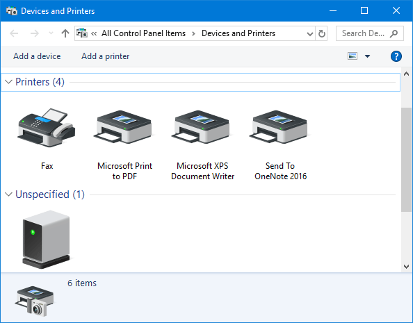 Open the "Control Panel" on your computer.
Go to "Devices and Printers" or "Printers and Scanners."